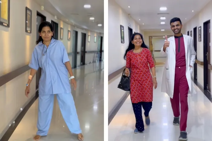 Vaishali Patel, Before & After Surgery