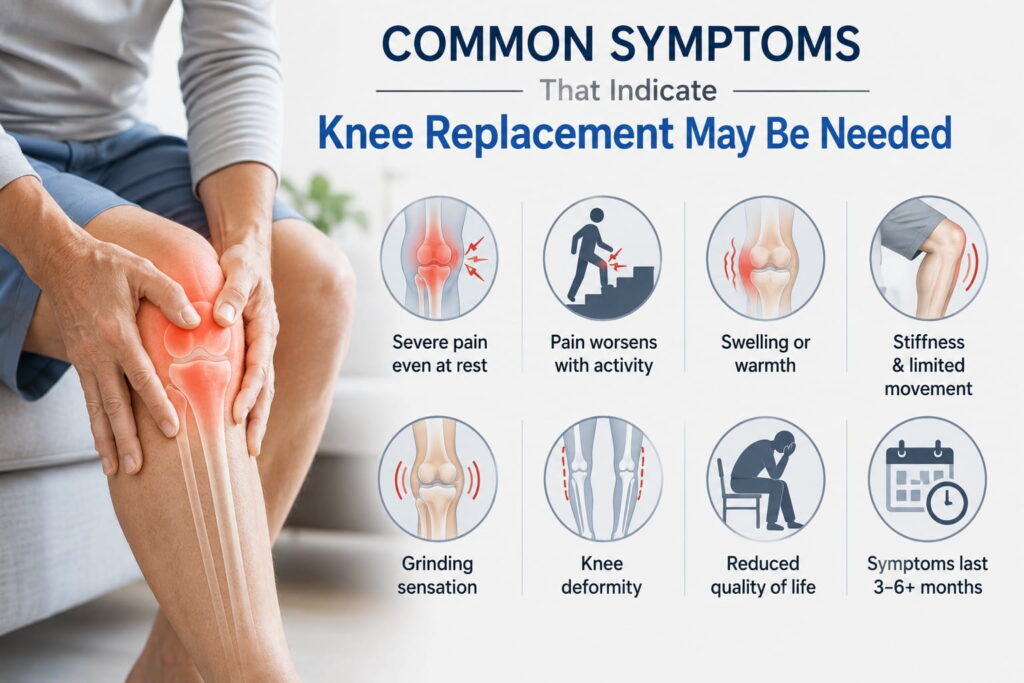 Common Symptoms That Indicate Knee Replacement May Be Needed